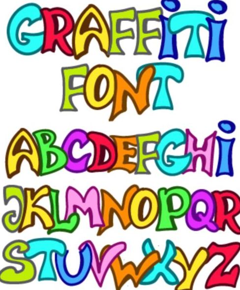 Craffiti alphabet 