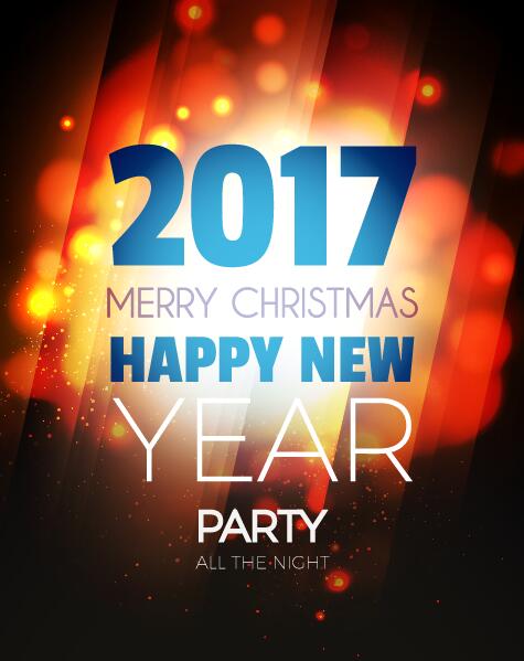 year party new flyer christmas 2017 