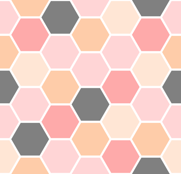 seamless pattern hexagon 