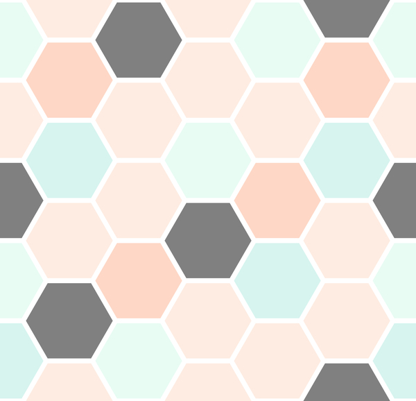 seamless pattern hexagon 