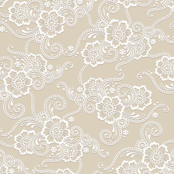 white seamless pattern lace 