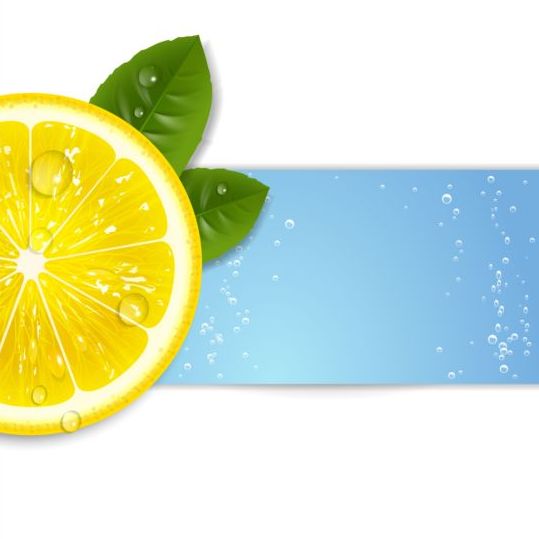 water lemon fresh drop 