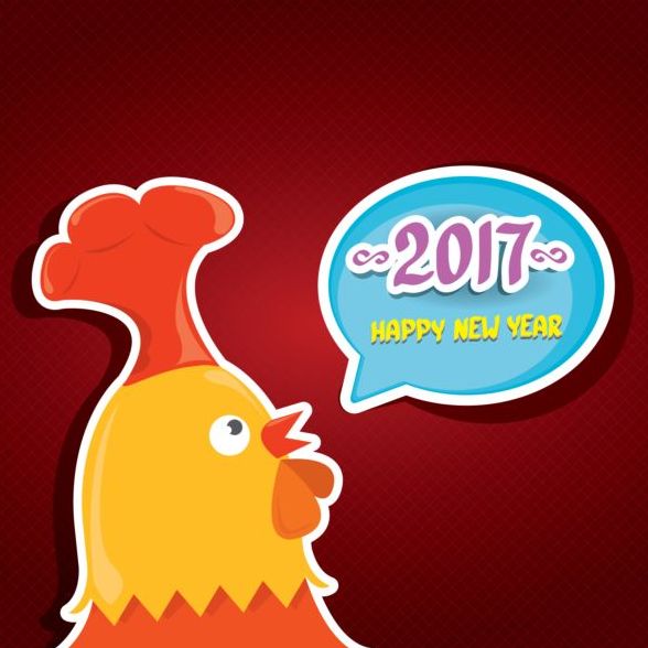 year speech rooster new funny bubbles 2017 