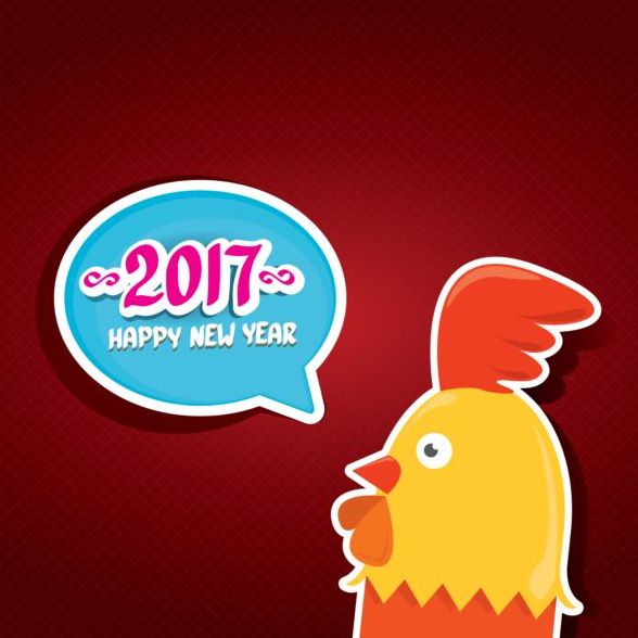 year speech rooster new funny bubbles 2017 