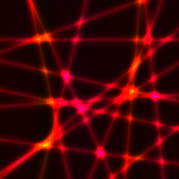 Red-colors laser blur 