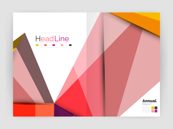 polygon Geometry cover brochure abstract 