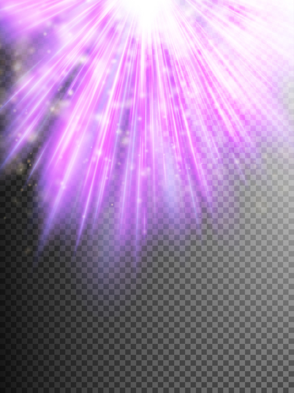 rays purple light  