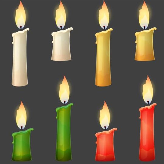 colored candle  