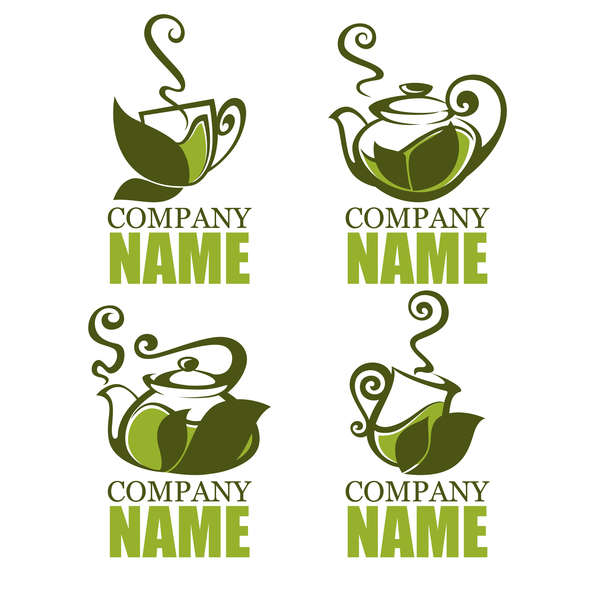 tea logos green 