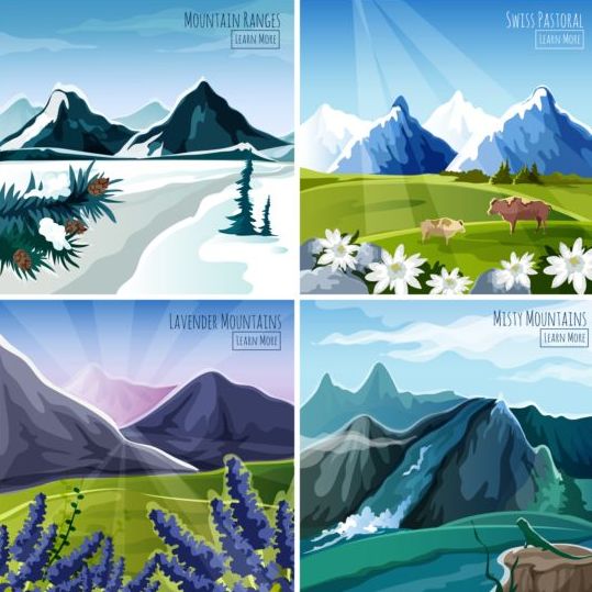 landscapes four seasons 