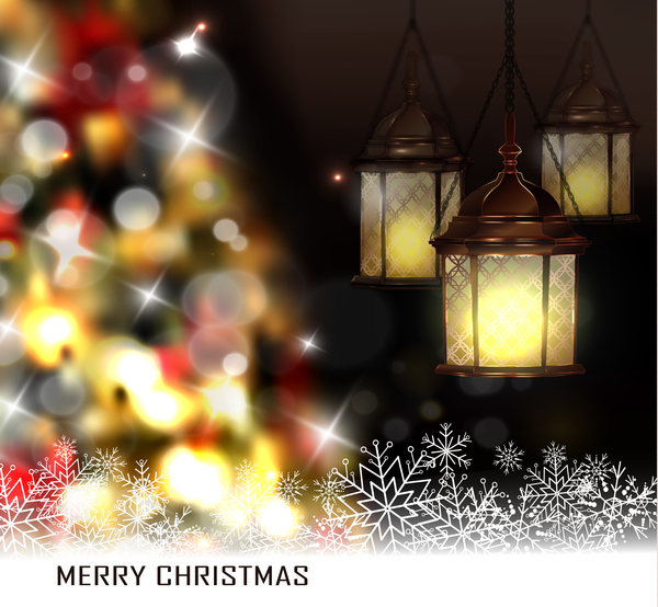 lantern christmas blur 