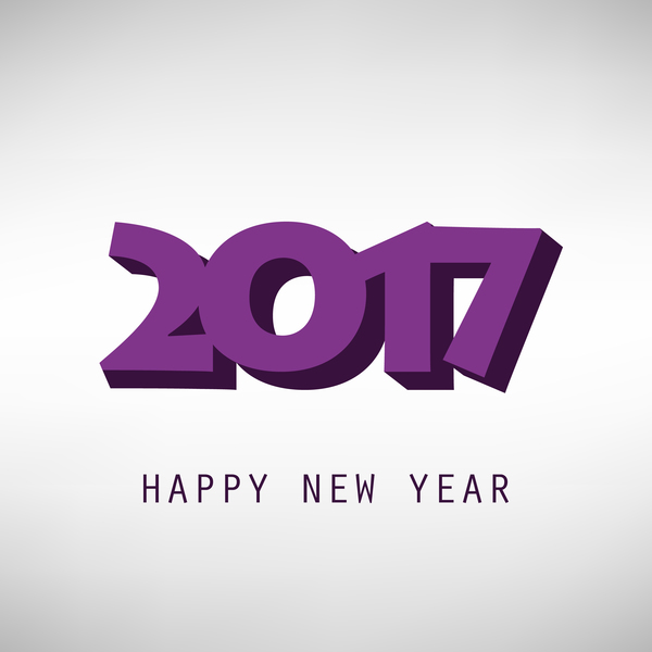 year purple new 2017 