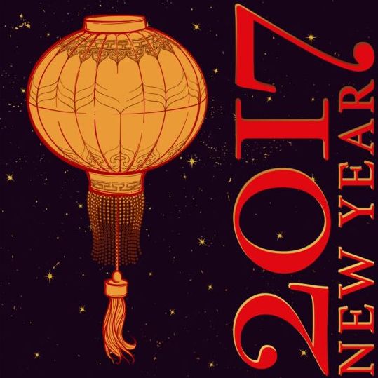 year new lantern 2017 