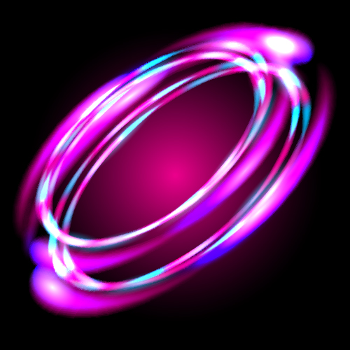 neon light effect abstract 
