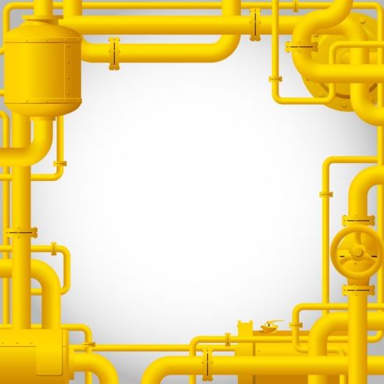 yellow pipes frame 