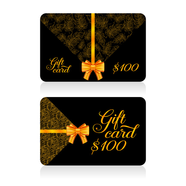 golden gift dark card bow 